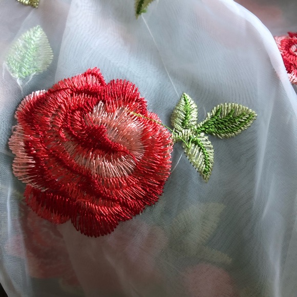 RARE embroidered midi skirt from Dancing Days by Banned, sold on ModCloth - Picture 9 of 10